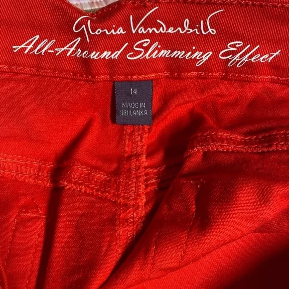 GLORIA VANDERBILT ALL AROUND SLIMMING EFFECT SHORTS SIZE 14 - Picture 6 of 10